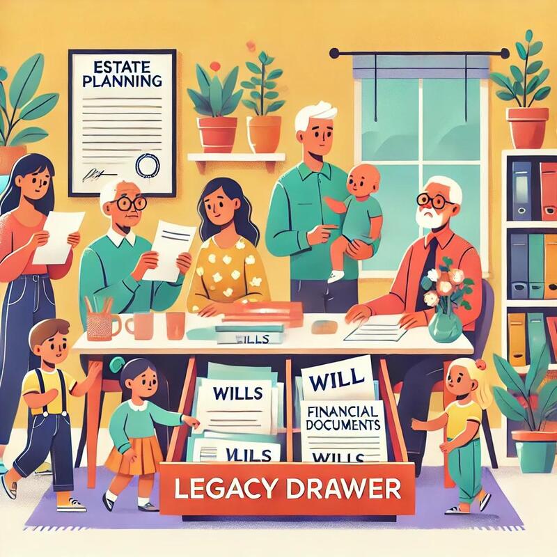 Organize Your Legacy Drawer: Essential for Wills and Estate Planning Documents